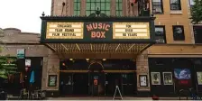  ?? TYLER LARIVIERE/ SUN-TIMES ?? The 90-yearold Music Box is the only indoor movie theater now operating in Chicago.