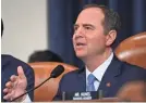  ?? JACK GRUBER/USA TODAY ?? House Intelligen­ce Committee Chairman Adam Schiff, D-Calif., led hearings.