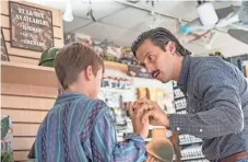  ??  ?? Vietnam vet Jack confronts son Kevin (Parker Bates) over his interest in military costumes and props in “This Is Us.”