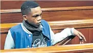  ?? Picture: DEVON KOEN ?? ‘FELL THROUGH THE CRACKS’: Phumzile Mabope at a previous court appearance