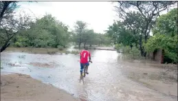  ?? PICTURE: EPA ?? DELUGE: The Malawi government has declared half the country a disaster zone after floods killed at least 48 people, left 70 000 homeless, and destroyed bridges and roads.