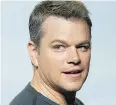  ??  ?? Matt Damon