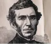  ?? Brant Ward / The Chronicle ?? A portrait of Gen. Braxton Bragg is kept in storage at the Guest House Museum in Fort Bragg and not displayed to the public.
