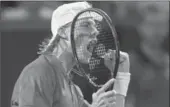  ?? PAUL CHIASSON, THE CANADIAN PRESS ?? Denis Shapovalov celebrates during last summer’s Rogers Cup in Montreal.