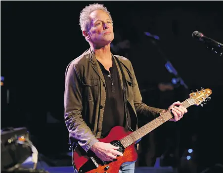  ??  ?? Lindsey Buckingham, who joined Fleetwood Mac in 1974, left the band in 1987 and returned in 1996. No reason was given for the latest split.