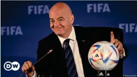  ?? ?? El actual presidente de la FIFA, Gianni Infantino.