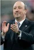  ??  ?? On the up: Rafa Benitez