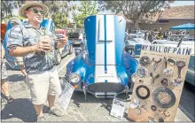  ?? PHOTO BY JACQUELINE RAMSEYER ?? A 1965 Cobra 427 Replica, owned by David Propach, was on display at the 9th Annual Saratoga Classic Car Show.