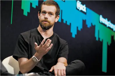  ?? Michael Nagle / Bloomberg ?? Square co-founder and CEO Jack Dorsey said the expansion to the United Kingdom is the company’s largest.