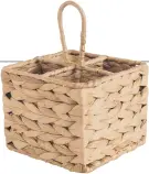  ?? ?? Wilko Rustic Retreat Natural Woven Sectional Caddy, Wilko.