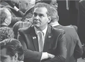  ?? JACK GRUBER/USA TODAY ?? U.S. Rep. George Santos has admitted to lying about having Jewish ancestry, a Wall Street background, college degrees and a history as a star volleyball player.