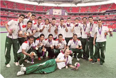  ?? FOTO: MEXSPORT ?? El Tricolor ganó su primera medalla olímpica de oro en futbol en Londres 2012