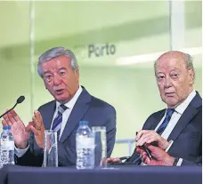  ?? ?? Fernando Gomes e Pinto da Costa anunciaram contas