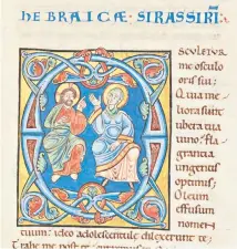  ??  ?? The Chartres Bible is among 800 manuscript­s from 700AD-1200AD online for the first time in a project by the British Library and the national library of France.