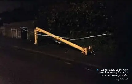 Another speed camera sheared in fourth attack - PressReader