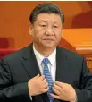  ?? AP ?? Chinese President Xi Jinping says his country will continue to ‘‘hold high the great banner of Marxism’’.