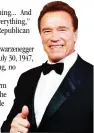  ??  ?? Arnold Schwarzene­gger. (AFP)