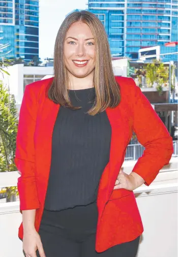  ?? Picture: Tertius Pickard ?? Ariana Margetts is the first female President of the Southport Chamber of Commerce in its 109-year history.