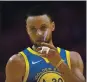  ?? JOSE CARLOS FAJARDO — STAFF ?? Irreplacea­ble Stephen Curry has missed 46% of the Warriors’ regular-season games the last three seasons.