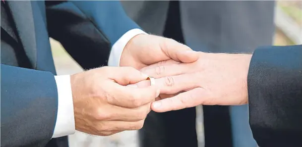  ?? Picture: Getty Images. ?? Could the Scottish Episcopal Church be the first to allow gay marriages in its churches?