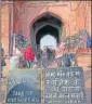  ?? PTI ?? Entry gate of the Jama Masjid, in New Delhi.