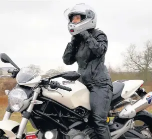  ??  ?? Buying the right bike and gear are essential factors in staying safe on the roads