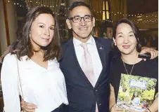  ??  ?? Georgia Schulze Del Rosario, Mariano Garchitore­na, Roselen Ocampo