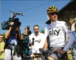  ?? BRYN LENNON / GETTY IMAGES ?? “I want to make history with a fifth Tour de France win and fourth consecutiv­e Grand Tour. I am under no illusion about the challenge, but I am feeling ready and I couldn’t ask for a better team to support me,” says Chris Froome.