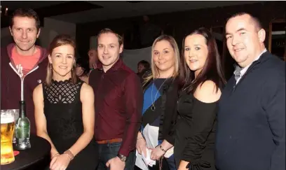  ??  ?? Colm Tynan, Kate Kelly, Chris Gordon, Sharon Kelly, Sinead Kelly and Stephen Kelly.