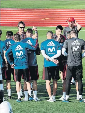  ?? FOTO: EFE ?? Lopetegui ya trabaja con los 23 jugadores que irán a Rusia, salvo el lesionado Carvajal