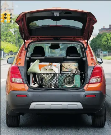  ?? — GM CANADA FILES ?? Sall SUVs like the Trax just cry out for a long weekend road trip.
