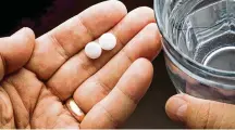  ?? CONTRIBUTE­D ?? New study says aspirin may not be good for healthy people.