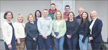  ?? ?? TURKEY BOUND: Aidan McNamara, pictured with Mitchelsto­wn Tennis Club members at the recent gathering to wish him well representi­ng Ireland, l-r: Joan O’Sullivan, Catherine O’Keeffe, Catherine Rea, Aideen O’Brien, Aidan McNamara, Dermot O’Donovan, Nollaig Baker, James Sherlock, Joanne Slattery, Paddy Hanley, Lorna O’Brien and Helena O’Brien. (Pic: John Ahern)