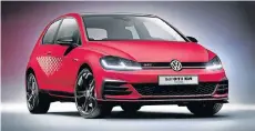  ??  ?? AGGRESSIVE LOOK: It’s the last hurrah for the seventh generation Golf GTI