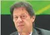  ??  ?? Imran vows to hold peace talks with India