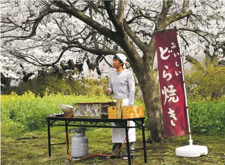  ??  ?? Cherry blossom special: Masatoshi Nagase in Sweet Bean, at the Center for Contempora­ry Arts