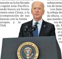  ?? AFP ?? El presidente Joe Biden