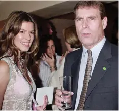  ??  ?? Romance? Miss Estrada and Prince Andrew in 2000
