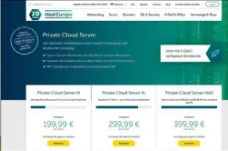  ??  ?? Eine andere Ausprägung von Cloud-Hosting: vorkon gurierte CloudServe­r von Host Europe.