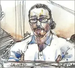  ??  ?? Jawad Bendaoud est jugé pour recel de malfaiteur­s terroriste­s.