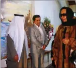  ??  ?? الشيخة لطيفة الفهد والسفير سعود الدويش خلال حفل العشاء