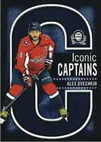  ??  ?? ICONIC CAPTAINS ALEX OVECHKIN