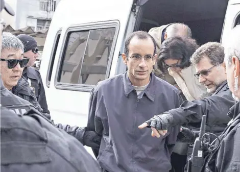  ?? FOTO: EFE ?? ►► Marcelo Odebrecht durante su detención, el 19 de junio de 2015.