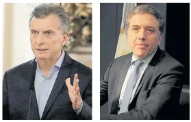  ??  ?? Casi a coro. Macri y Dujovne ponderaron el rol clave de la agroindust­ria.