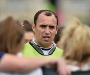  ??  ?? Wicklow ladies manager Mark Murnaghan.