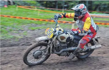  ?? FOTO: PRIVAT ?? Paul Wahl fuhr im Ulfenbacht­al nach Problemen zu Beginn noch auf Platz zwei.