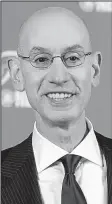  ?? AP/JEFF CHIU ?? NBA Commission­er Adam Silver wants to see competitiv­e balance in the league, rather than having “one incredible team” like the Golden State Warriors.