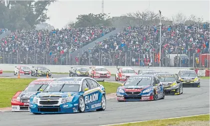  ?? MARIO QUINTEROS ?? 2016. Agustín Canapino y Guillermo Ortelli ganaron los 200 Kilómetros de Buenos Aires.