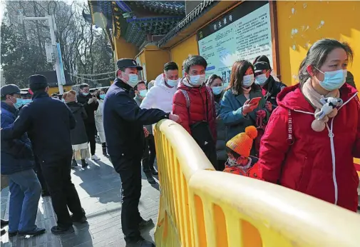  ?? REUTERS ?? China, al fin, ha permitido que la OMS entre en Wuhan para investigar el inicio de la pandemia