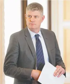  ?? Picture: AAP ?? NOT INTERESTED: Local Government Minister Stirling Hinchliffe says councils’ staff rulings are internal matters.